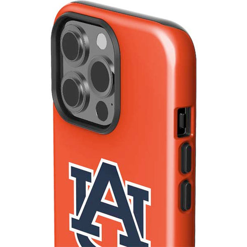 Auburn University Logo Orange iPhone 15 Pro Impact Case