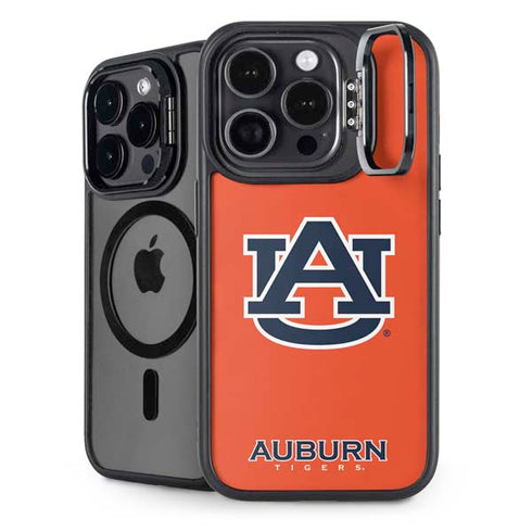 Auburn University Logo Orange iPhone 15 Pro Kickstand Case