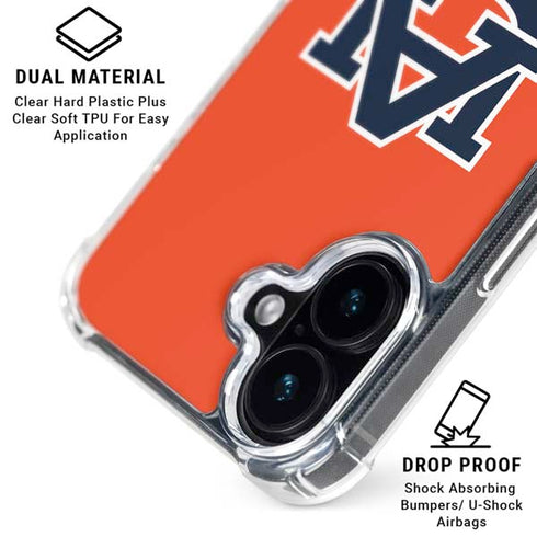 Auburn University Logo Orange iPhone 16 MagSafe Case