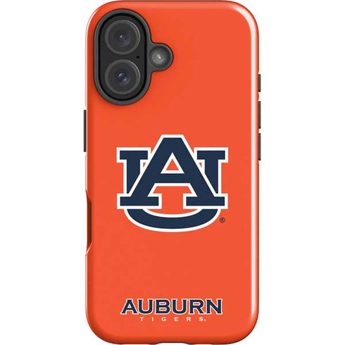 Auburn University Logo Orange iPhone 16 Plus Impact Case