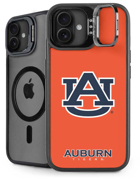 Auburn University Logo Orange iPhone 16 Plus Kickstand Case