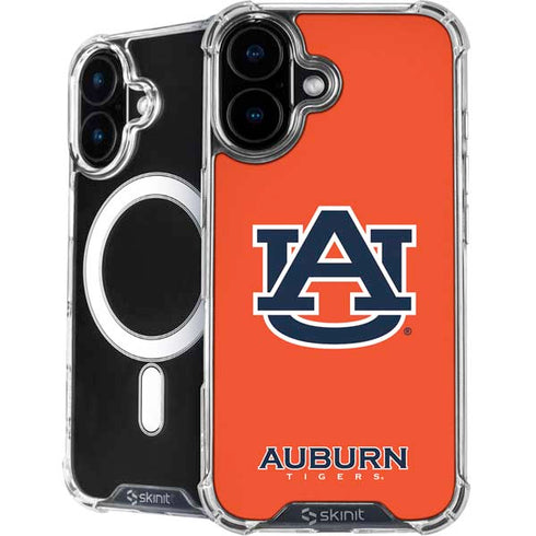 Auburn University Logo Orange iPhone 16 Plus MagSafe Case
