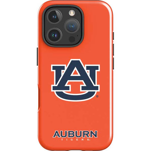 Auburn University Logo Orange iPhone 16 Pro Impact Case