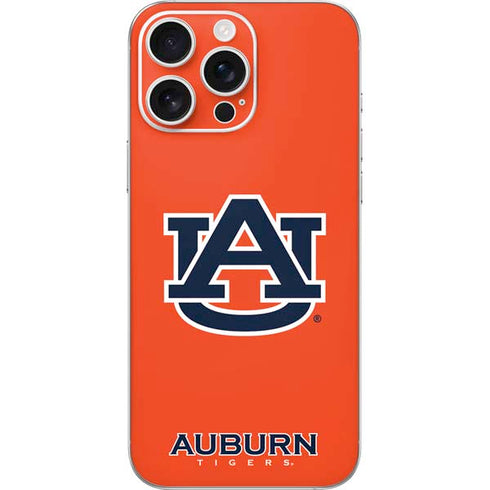 Auburn University Logo Orange iPhone 16 Pro Max Skin