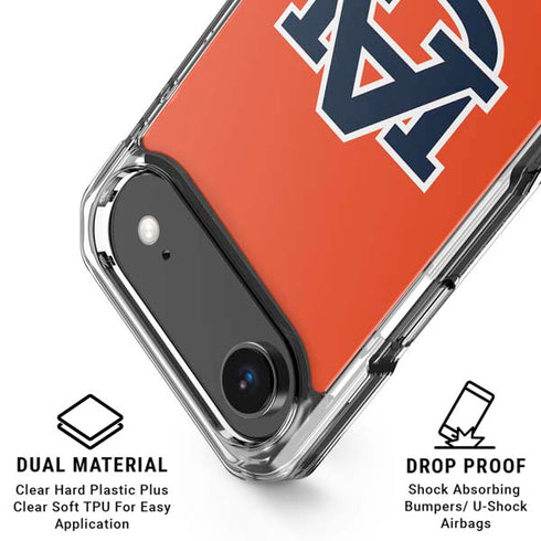 Auburn University Logo Orange iPhone 17 Air Clear Case