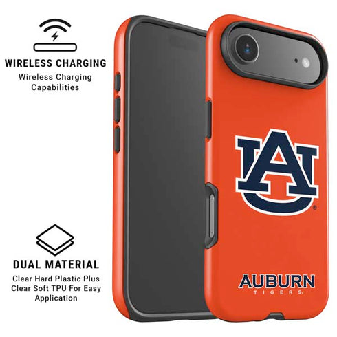 Auburn University Logo Orange iPhone 17 Air Magsafe Impact Case