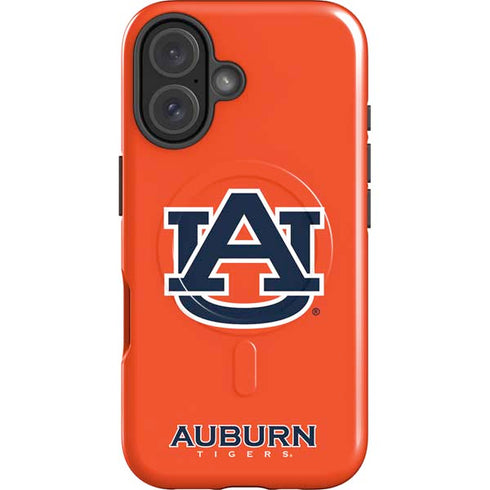 Auburn University Logo Orange iPhone 17 Magsafe Impact Case