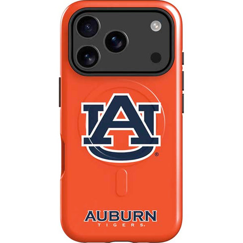 Auburn University Logo Orange iPhone 17 Pro Magsafe Impact Case