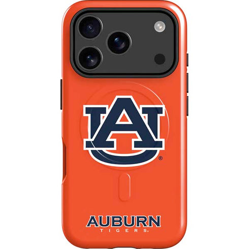Auburn University Logo Orange iPhone 17 Pro Max Magsafe Impact Case