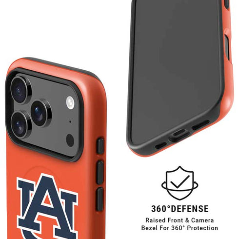 Auburn University Logo Orange iPhone 17 Pro Max Magsafe Impact Case