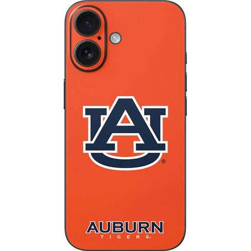 Auburn University Logo Orange iPhone 17 Skin