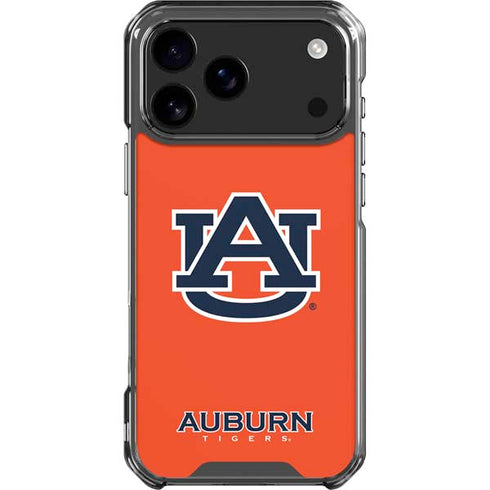 Auburn University Logo Orange iPhone 18 Pro Max Clear Case
