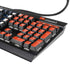 Auburn University Logo Orange K95 RGB PLATINUM Mechanical Gaming Keyboard Skin
