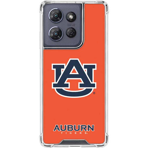 Auburn University Logo Orange Moto G Play 5G (2025) Clear Case