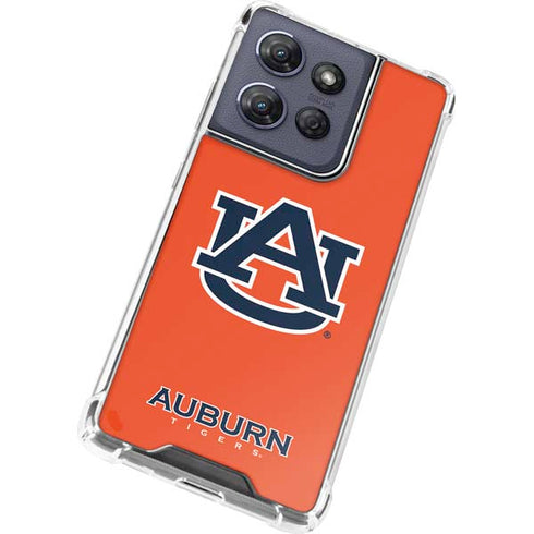 Auburn University Logo Orange Moto G Play 5G (2025) Clear Case