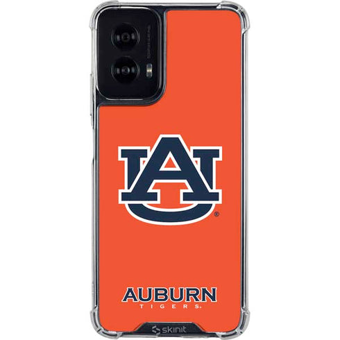 Auburn University Logo Orange Moto G Power 5G (2024) Clear Case