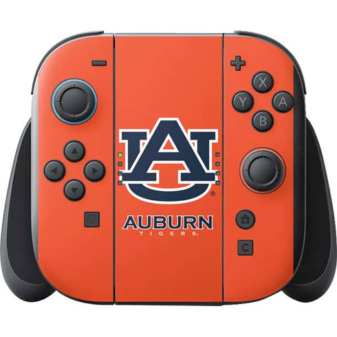 Auburn University Logo Orange Nintendo Switch 2 (2025) with Joy-Con Skin