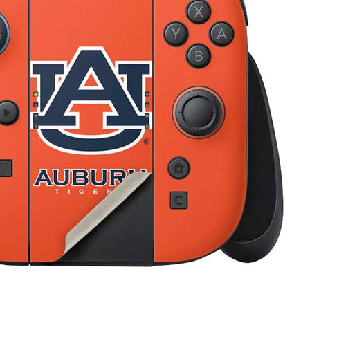 Auburn University Logo Orange Nintendo Switch 2 (2025) Joy-Con Controller Skin