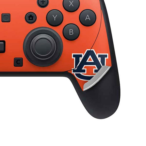 Auburn University Logo Orange Nintendo Switch 2 (2025) Pro Controller Skin