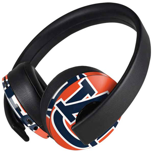 Auburn University Logo Orange PlayStation 4 Gold Wireless Headset Skin