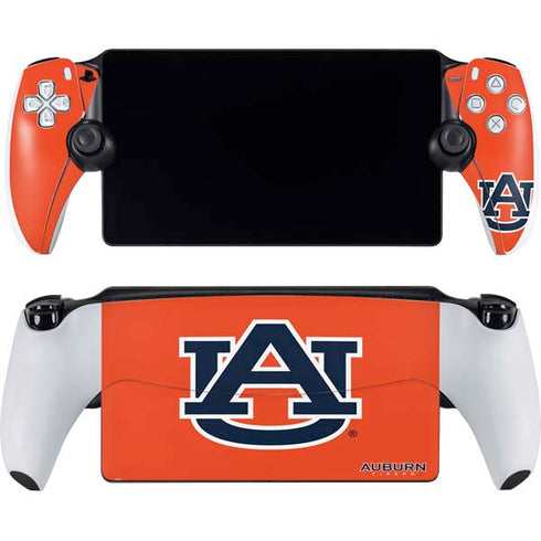 Auburn University Logo Orange PlayStation Portal Remote Player Skin