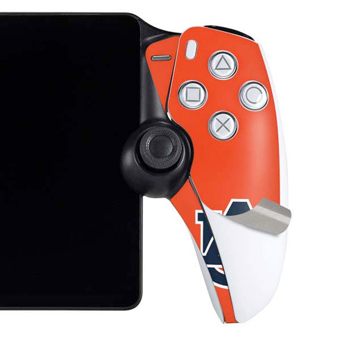Auburn University Logo Orange PlayStation Portal Remote Player Skin