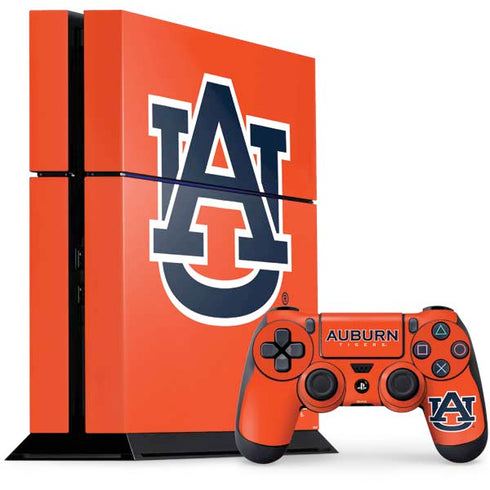 Auburn University Logo Orange PlayStation PS4 Skins