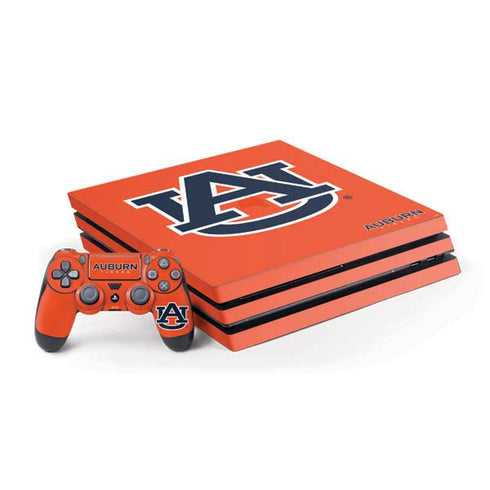 Auburn University Logo Orange PlayStation PS4 Skins