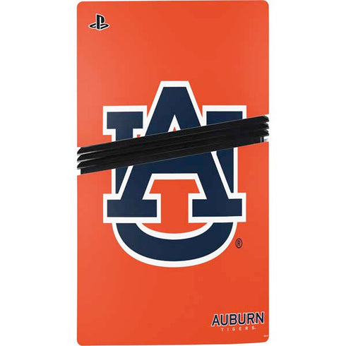 Auburn University Logo Orange PS5 Pro Bundle Skin