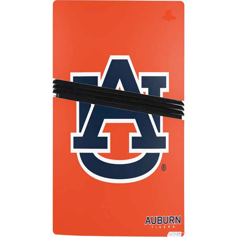 Auburn University Logo Orange PS5 Pro Bundle Skin