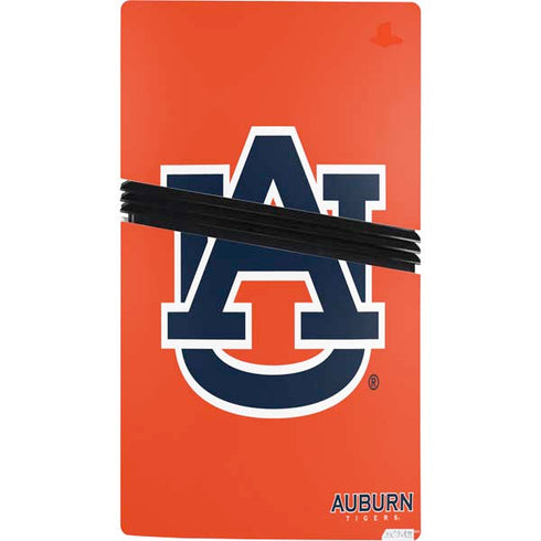 Auburn University Logo Orange PS5 Pro Console Skin