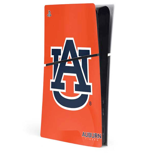 Auburn University Logo Orange PS5 Slim Digital Edition Console Skin