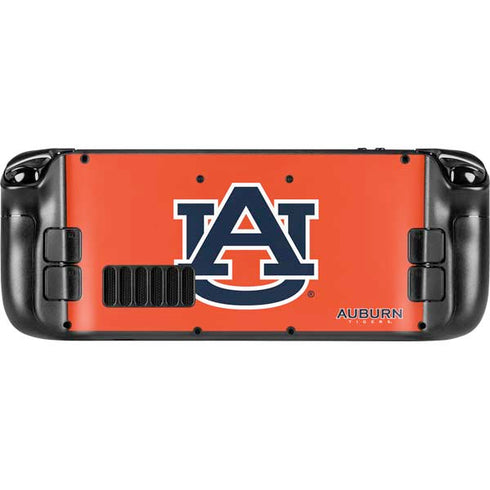Auburn University Logo Orange Steam Deck Handheld Gaming Computer Skin