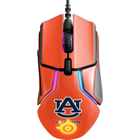 Auburn University Logo Orange SteelSeries Rival 600 Gaming Mouse Skin