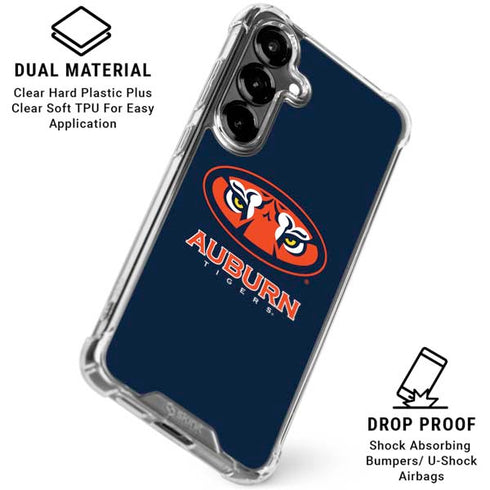 Auburn University Tigers Mascot Galaxy S26 Plus Clear Case
