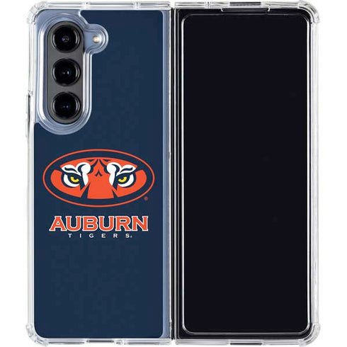 Auburn University Tigers Mascot Galaxy Z Fold5 5G Clear Case