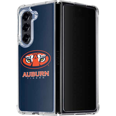 Auburn University Tigers Mascot Galaxy Z Fold5 5G Clear Case