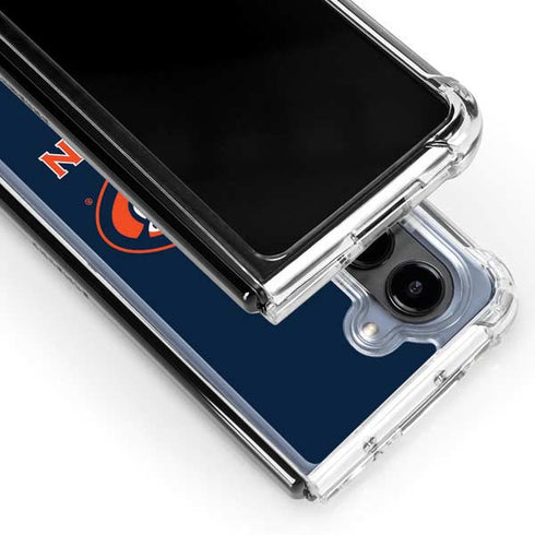 Auburn University Tigers Mascot Galaxy Z Fold5 5G Clear Case