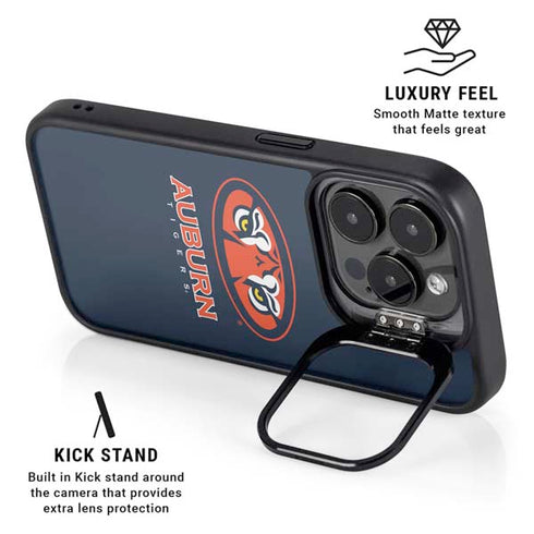 Auburn University Tigers Mascot iPhone 14 Pro Max Kickstand Case
