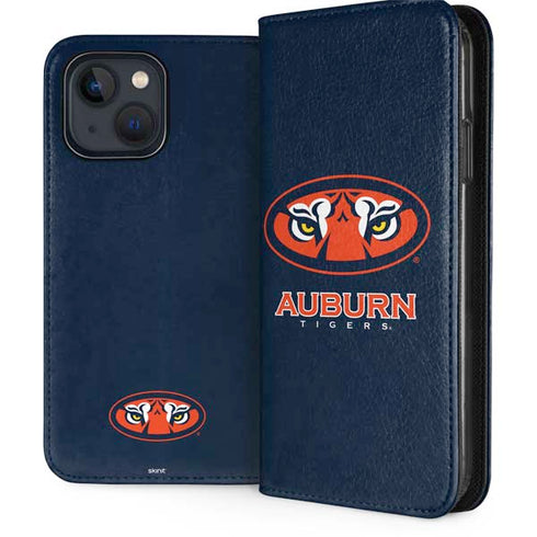 Auburn University Tigers Mascot iPhone 15 Plus Folio Case
