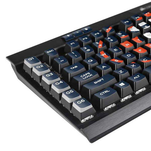 Auburn University Tigers Mascot K95 RGB PLATINUM Mechanical Gaming Keyboard Skin