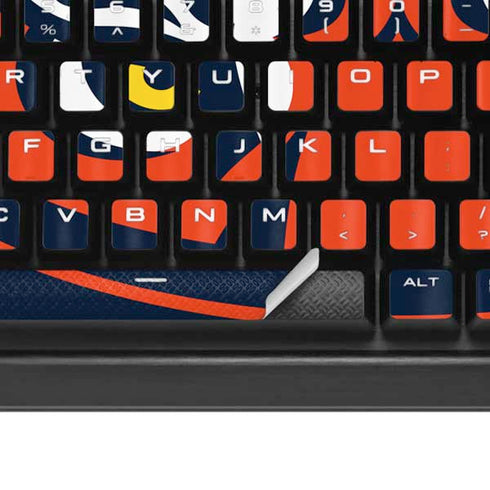 Auburn University Tigers Mascot K95 RGB PLATINUM Mechanical Gaming Keyboard Skin
