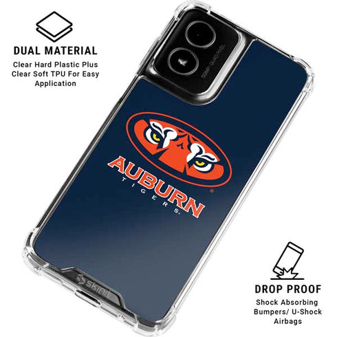 Auburn University Tigers Mascot Moto G Power 5G (2024) Clear Case