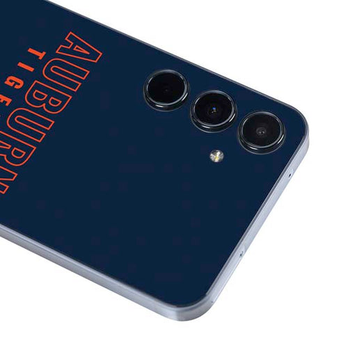 Auburn University Tigers Outline Galaxy A36 5G Skin
