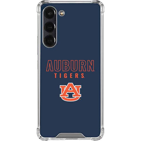 Auburn University Tigers Outline Galaxy S24 FE Clear Case