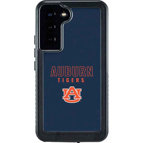 Auburn University Tigers Outline Galaxy S24 Plus Waterproof Case