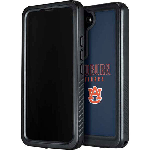 Auburn University Tigers Outline Galaxy S24 Plus Waterproof Case
