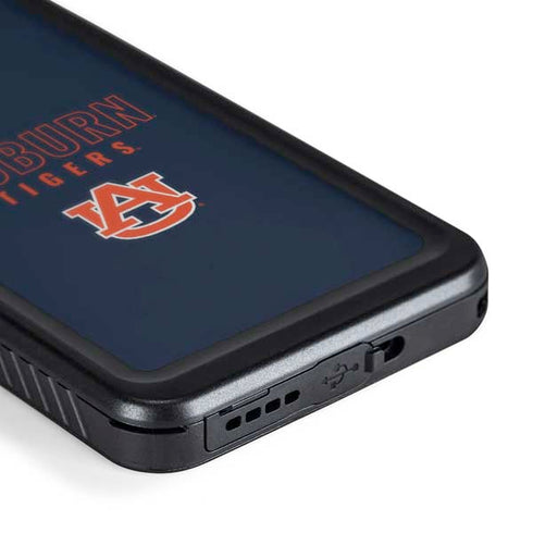 Auburn University Tigers Outline Galaxy S24 Plus Waterproof Case