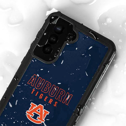 Auburn University Tigers Outline Galaxy S24 Plus Waterproof Case
