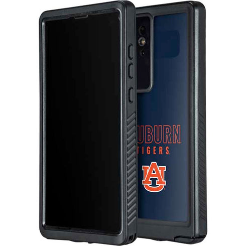 Auburn University Tigers Outline Galaxy S24 Ultra Waterproof Case